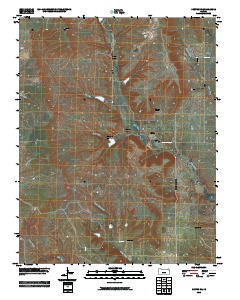 Dexter NE 2010 topographic map thumbnail