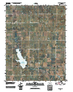 Galesburg 2010 topographic map thumbnail