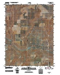 Elkader 2009 topographic map thumbnail
