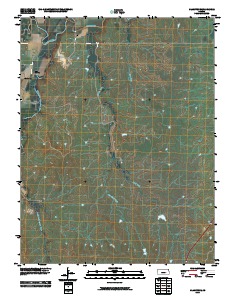 Gladstone 2010 topographic map thumbnail