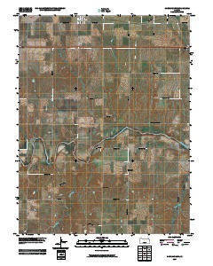 Dorrance SW 2009 topographic map thumbnail