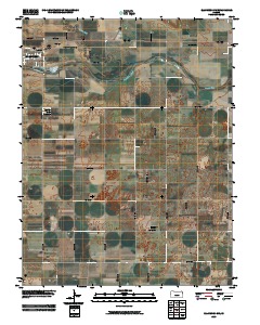 Ellinwood SW 2009 topographic map thumbnail
