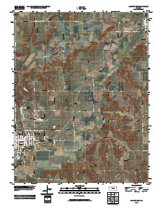 Garnett East 2009 topographic map thumbnail