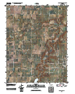 Garnett West 2010 topographic map thumbnail