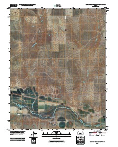 East Bridge Creek South 2010 topographic map thumbnail