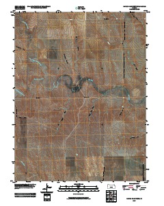 Harris Draw West 2009 topographic map thumbnail