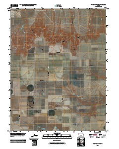 Harrison Flats 2009 topographic map thumbnail