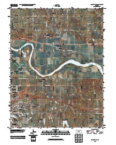 Grantville 2009 topographic map thumbnail