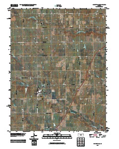 Harveyville 2009 topographic map thumbnail
