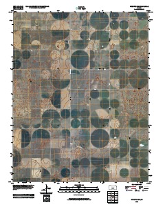 Hugoton SW 2010 topographic map thumbnail