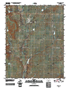 Grenola 2010 topographic map thumbnail