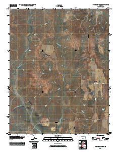 Hackberry Creek 2009 topographic map thumbnail