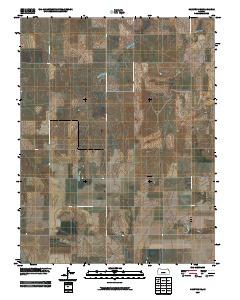 Hanston SE 2009 topographic map thumbnail