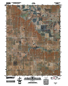 Harlan 2009 topographic map thumbnail