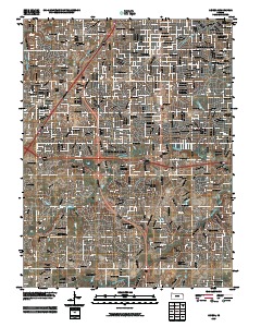 Lenexa 2009 topographic map thumbnail