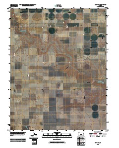 Leoti NW 2010 topographic map thumbnail