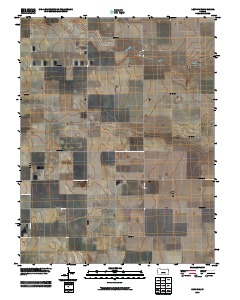 Leoti SW 2010 topographic map thumbnail