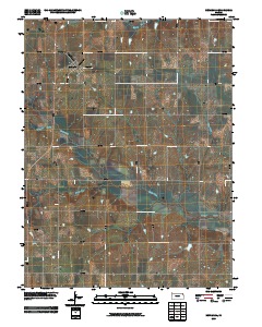 Netawaka 2009 topographic map thumbnail