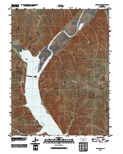 Olsburg NW 2009 topographic map thumbnail