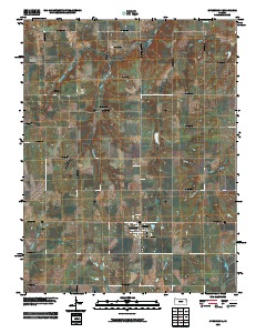 Overbrook 2009 topographic map thumbnail