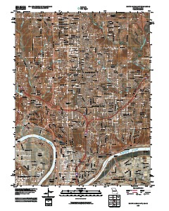 North Kansas City 2009 topographic map thumbnail