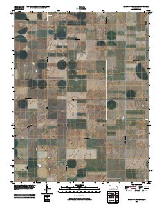 North of Pierceville 2009 topographic map thumbnail