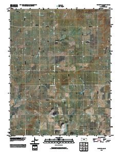 Porterville 2009 topographic map thumbnail