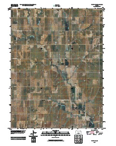 Portis NE 2009 topographic map thumbnail