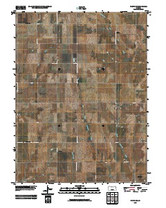 Portis NW 2009 topographic map thumbnail