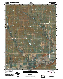 Saffordville 2010 topographic map thumbnail