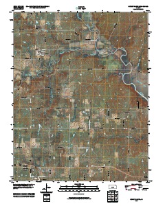 Severy North 2010 topographic map thumbnail