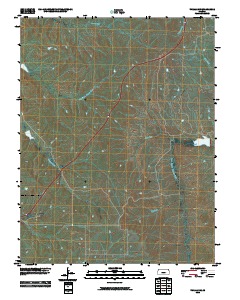 Thrall NW 2010 topographic map thumbnail