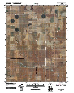 Spearville NW 2009 topographic map thumbnail