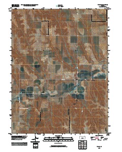 Traer 2009 topographic map thumbnail