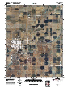 Larned 2009 topographic map thumbnail
