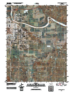 Lawrence East 2009 topographic map thumbnail