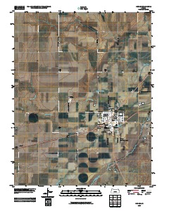 Kinsley 2009 topographic map thumbnail