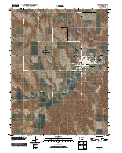 Oberlin 2009 topographic map thumbnail