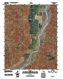 Aledo NE 2010 topographic map thumbnail