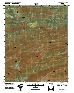 Baker Mountain 2010 topographic map thumbnail
