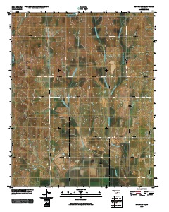 Anadarko NE 2009 topographic map thumbnail