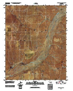 Antelope Hills 2010 topographic map thumbnail