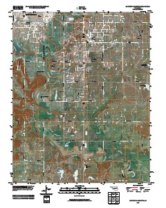 Bartlesville South 2010 topographic map thumbnail