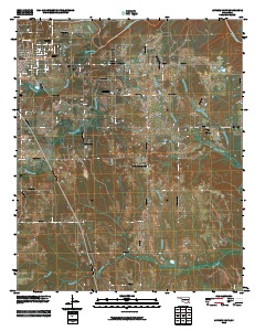 Antlers East 2010 topographic map thumbnail