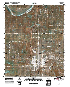 Ada 2010 topographic map thumbnail