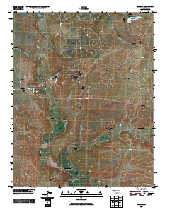 Burbank 2009 topographic map thumbnail