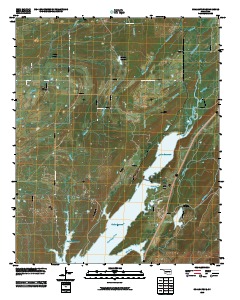 Coalgate SE 2010 topographic map thumbnail
