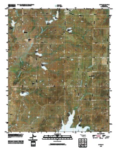 Byars 2010 topographic map thumbnail