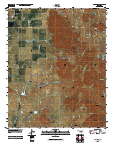Cooperton 2010 topographic map thumbnail
