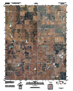 Custer City 2010 topographic map thumbnail